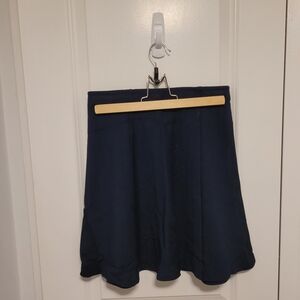 Uniqlo Navy Blue Women's Skater Skirt